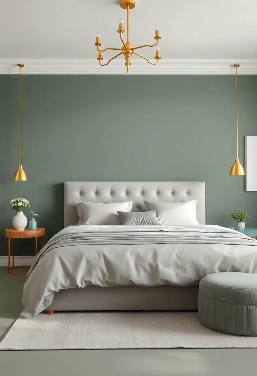 Elevate Your Space: Stunning Bedroom Paint Ideas Featuring Elegant Gold Accents