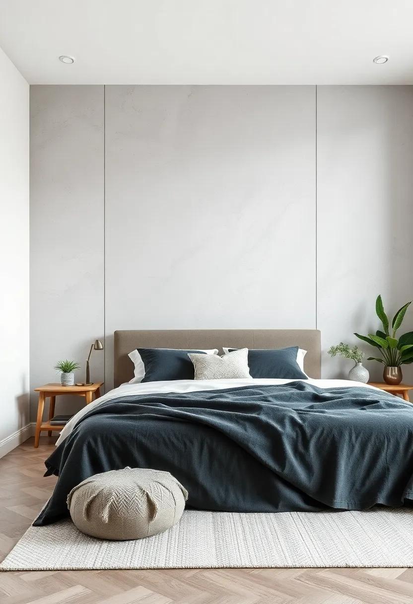 Transform Your Bedroom: The Chic Allure of Cement and Concrete Accent Walls