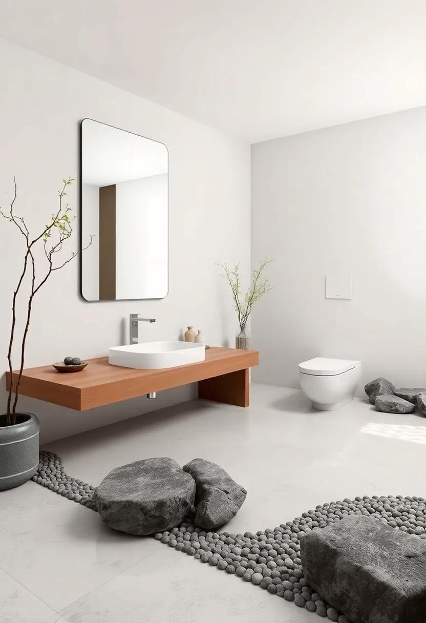 Creating Tranquility: Designing a Zen Bathroom with Serene Rock Garden Accents