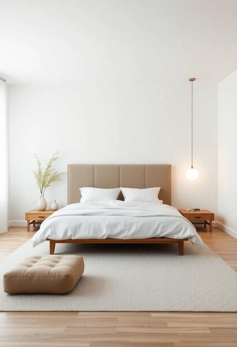 Embrace Tranquility: Designing a Minimalist Bedroom with a Low-Profile Bed