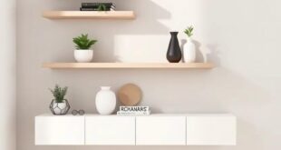 Elevate Your Living Room Aesthetics: The Allure of Floating Corner Shelves