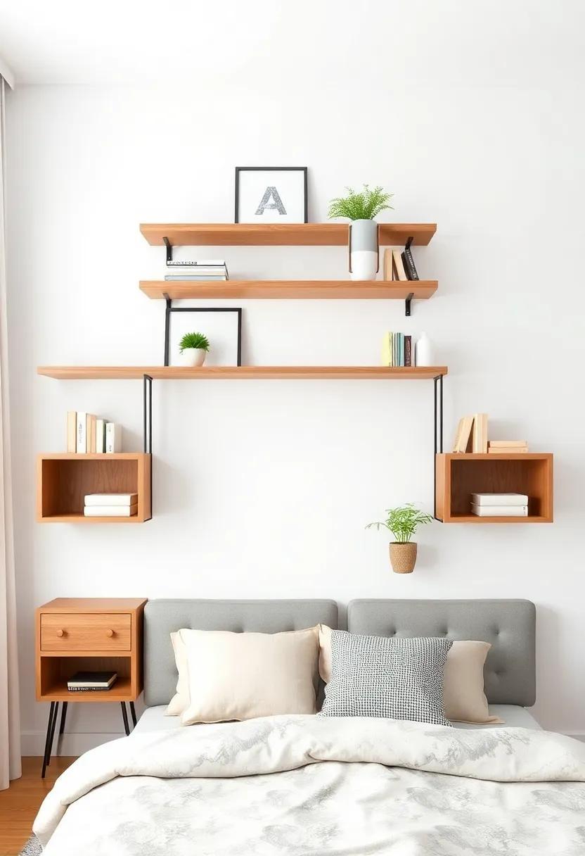 Transform Your Bedroom: Creative Wall Decor Ideas Featuring Stylish Shelving Solutions