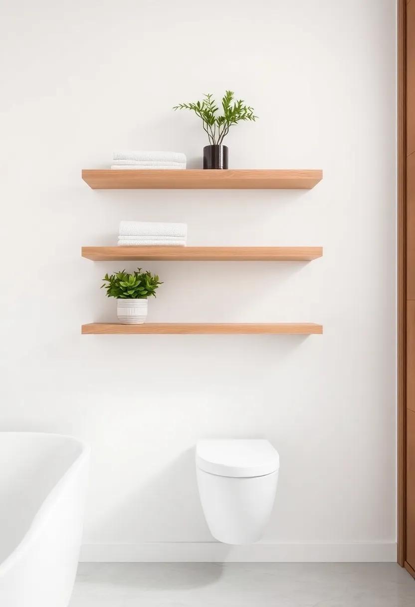 Maximize Space: Stylish Floating Shelves to Transform Your Small Bathroom