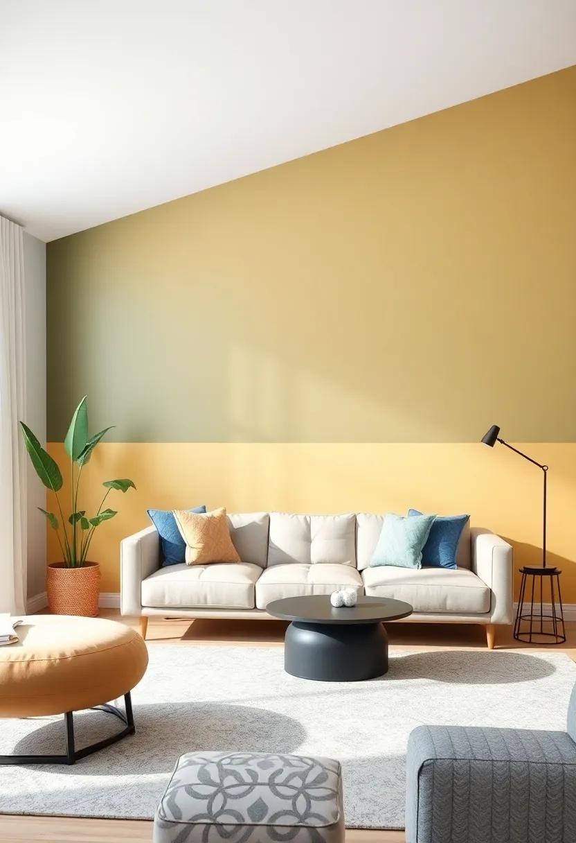 Transform Your Space: Creative Ideas for a Contrasting Accent Wall in Your Living Room