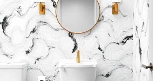 Transform Your Powder Room: Elevate Style with a Stunning Accent Wall