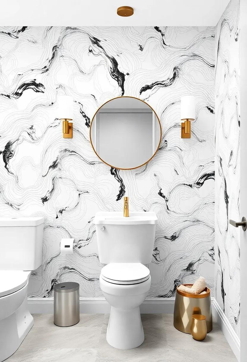 Transform Your Powder Room: Elevate Style with a Stunning Accent Wall