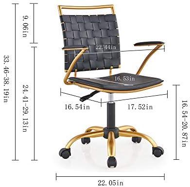 Unpacking ​Comfort: Our Review of ⁤the Stylish Black & Gold Office Chair