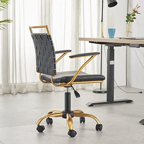 Unpacking Comfort: Our Review of the Stylish Black & Gold Office Chair