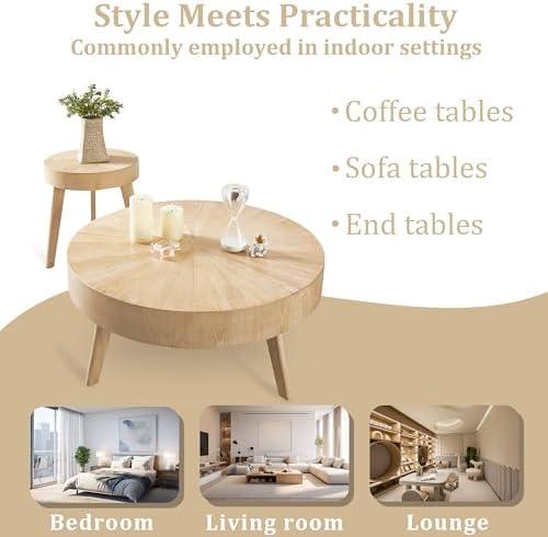 Discovering ⁤Rustic Charm: Our Review of Gexpusm's Coffee Table Set