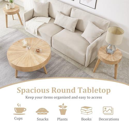 Discovering Rustic Charm: Our Review of Gexpusm's Coffee Table⁤ Set