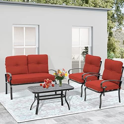 Transforming ‍Our Outdoor Space: A Review of SUNCROWN's Patio Set