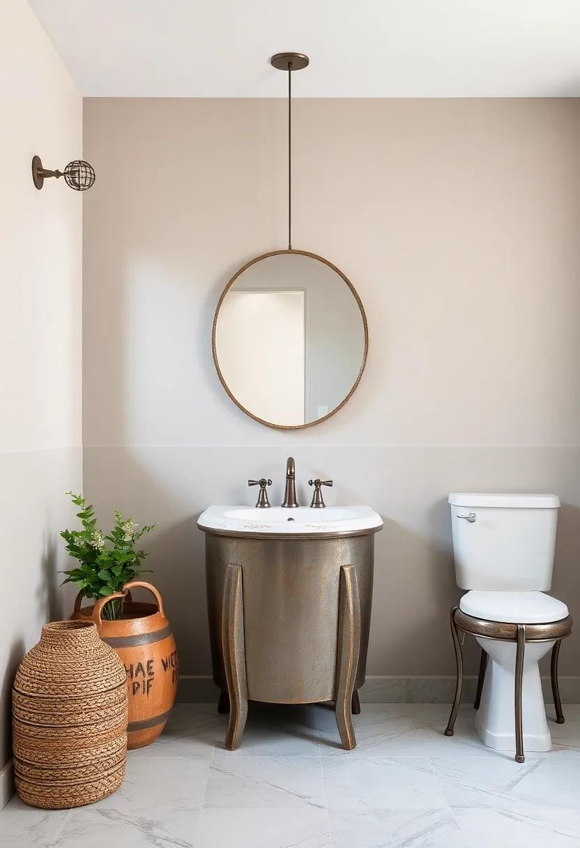 Rustic Charm with aged Metals: Embracing Vintage Vibes in Your Space