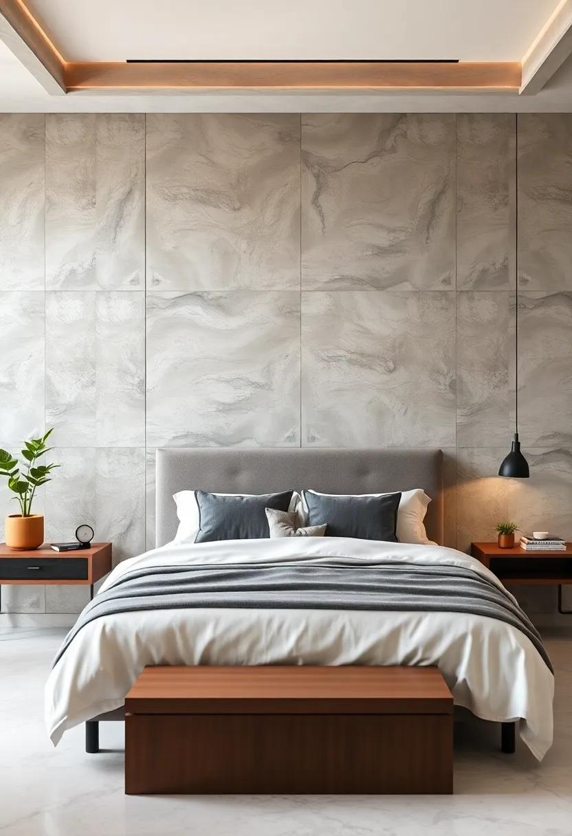 Transforming Small‍ Bedrooms: ‍Utilizing⁣ Concrete for Expansive Feel