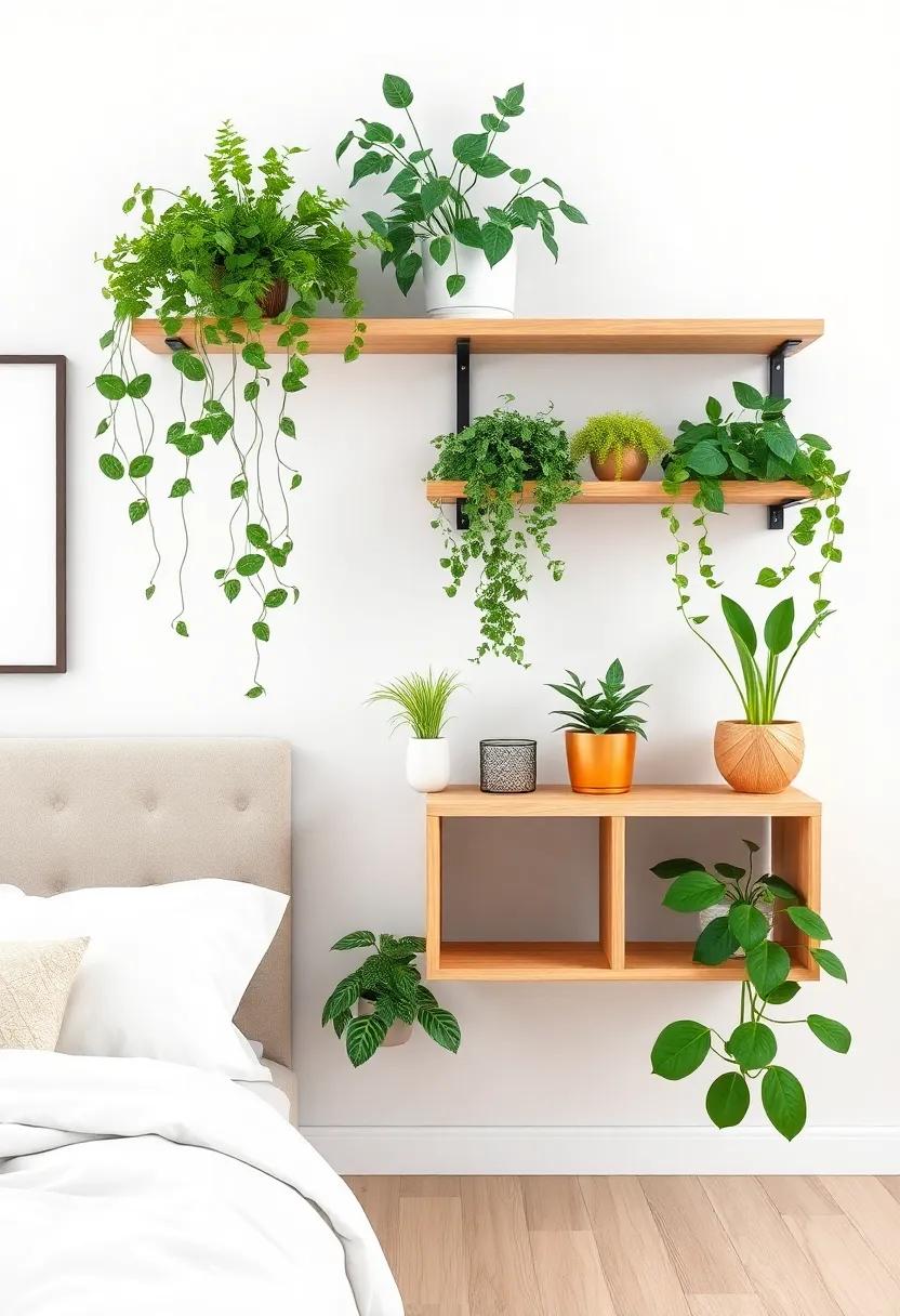 Bringing Nature⁢ Indoors:‍ Greenery and Shelving‍ for a‌ Fresh Feel