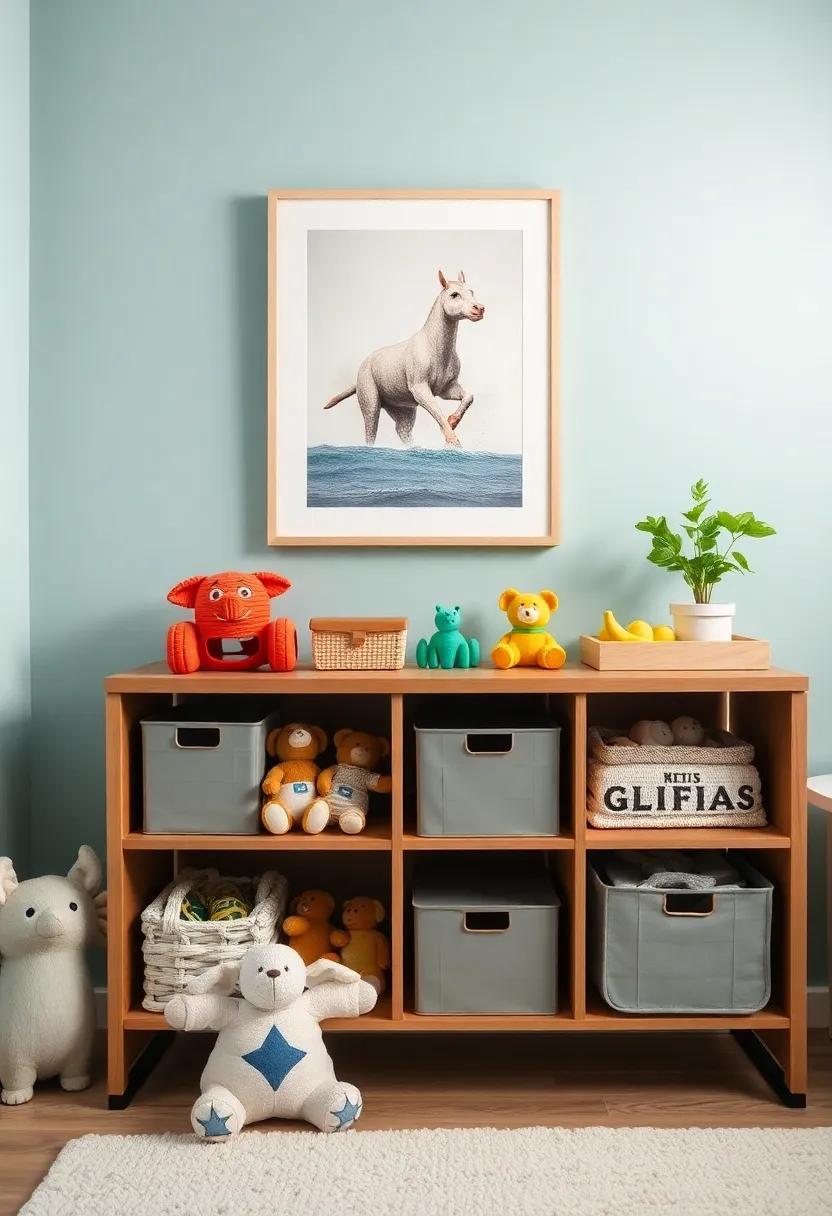 Incorporating Artwork Into Storage Solutions For A Cohesive Look