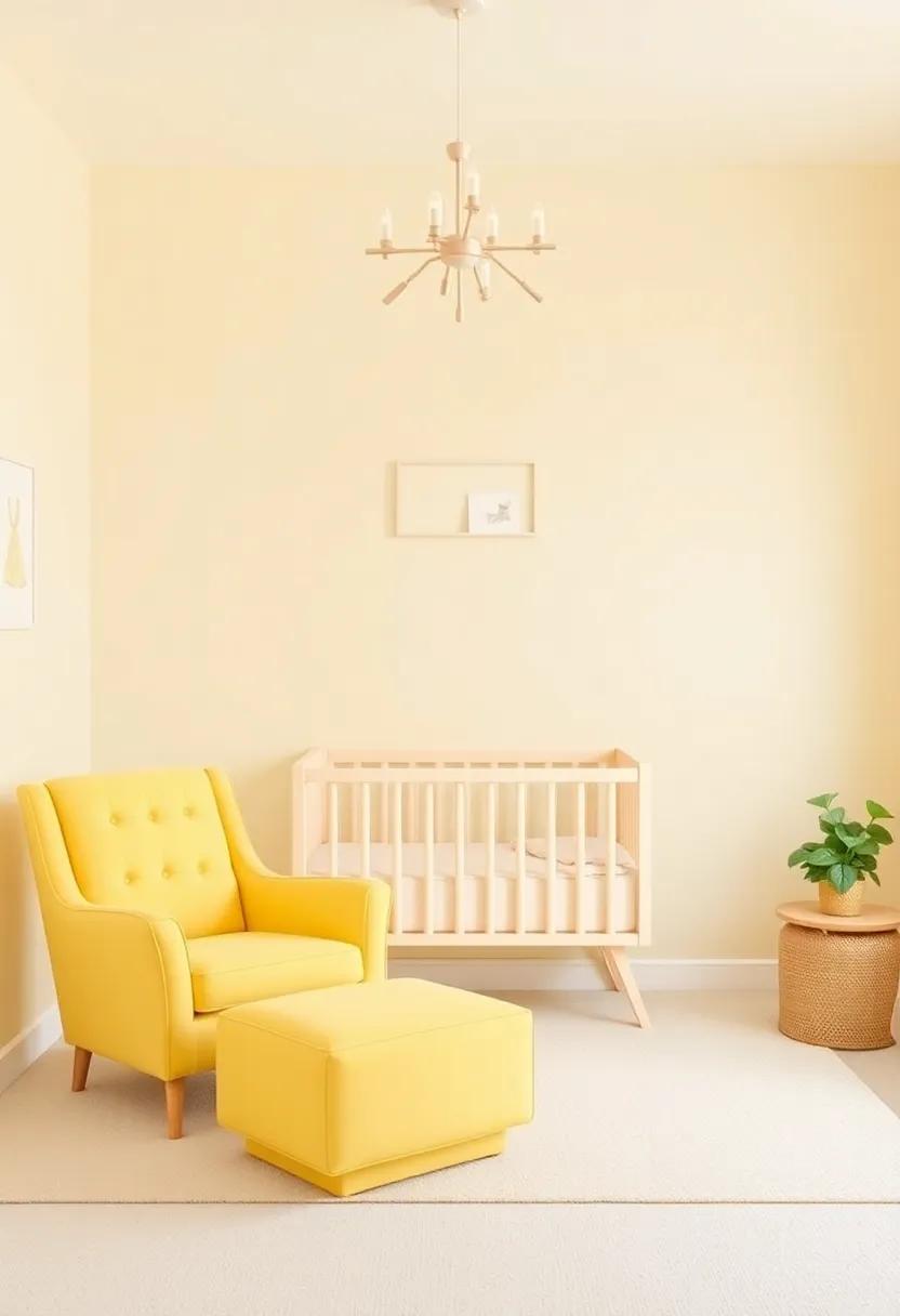 Charming⁣ Butter Yellow ​Accent‌ Furniture to⁣ Brighten ⁤Up Any Nursery