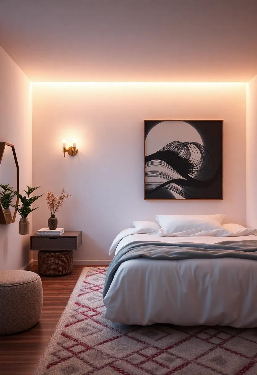 Artful Ambiance: The Power ⁢of Lighting in Setting a Chic Bedroom Mood