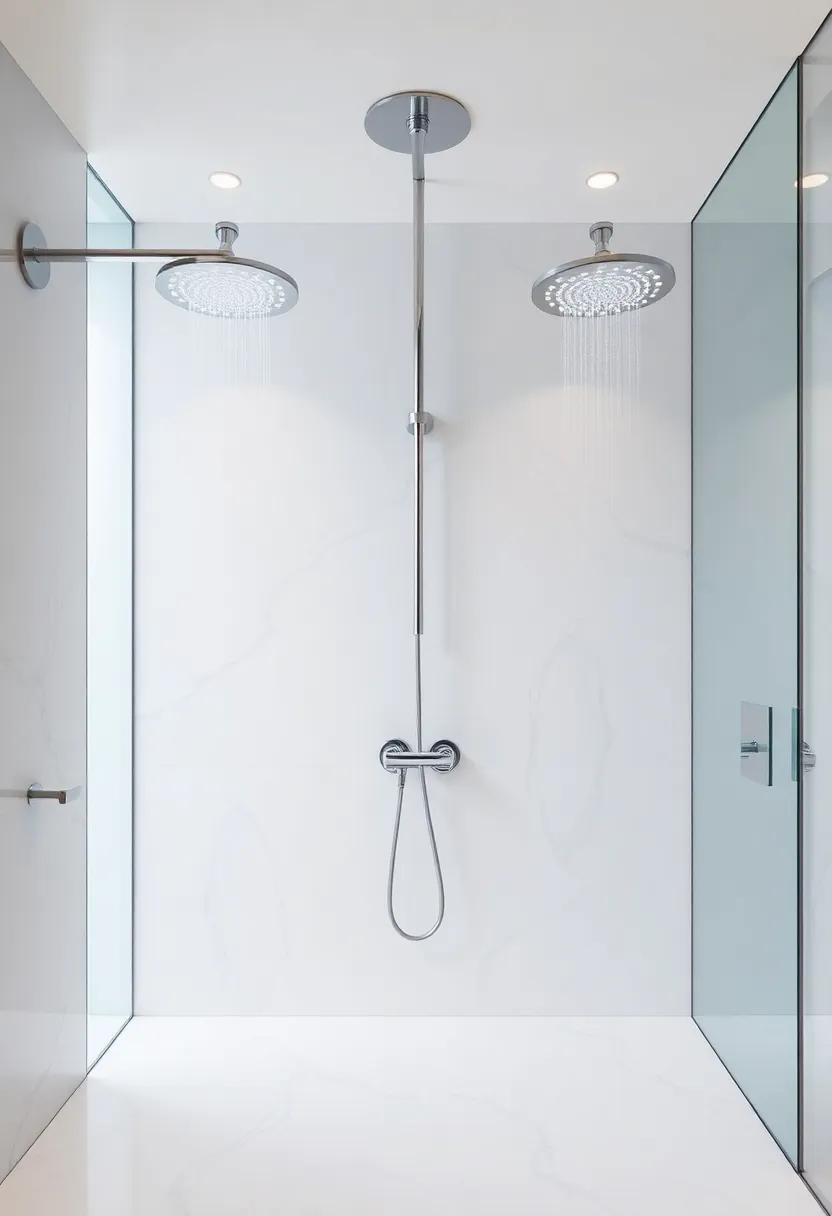 Embracing Opulence ⁢with Dual Showerhead Designs ⁢for a⁣ Luxurious Experience