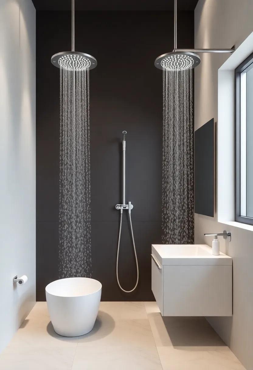 A Journey Through ⁣Design Trends: Dual⁤ Showerheads​ That ⁤Inspire​ Elegant Bathrooms