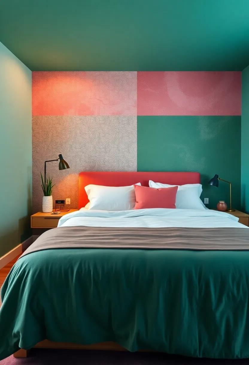 The Allure of Mixing Bold Colors with Subtle⁤ Patterns‍ in Bedrooms