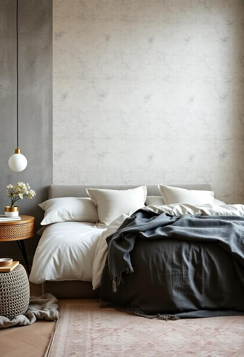 Layering Textures in Bedding ⁢and Wall ‍Finishes for⁤ a Cozy Retreat