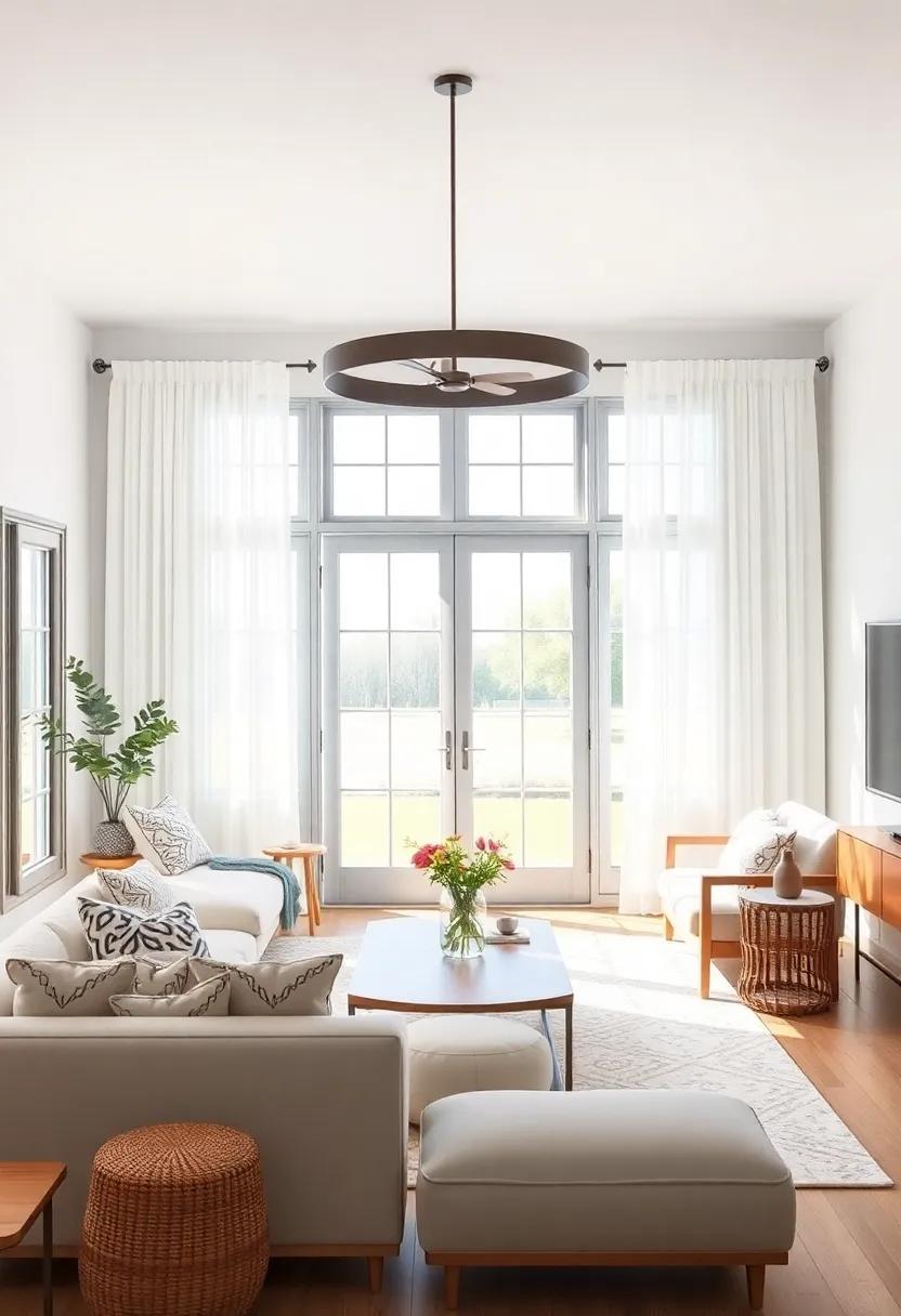 Maximizing Natural Light ⁤with Open Spaces and Soft ‌Curtains