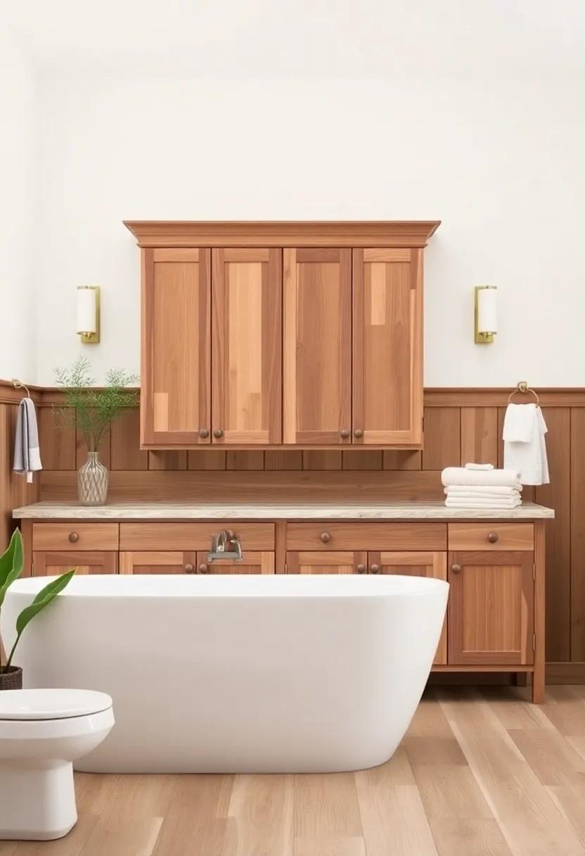 Exploring Different Wood Finishes for Rustic Bathroom Cabinets