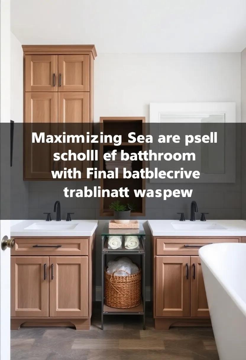 Maximizing​ Space in Small Bathrooms with​ Functional Cabinet ⁢Designs