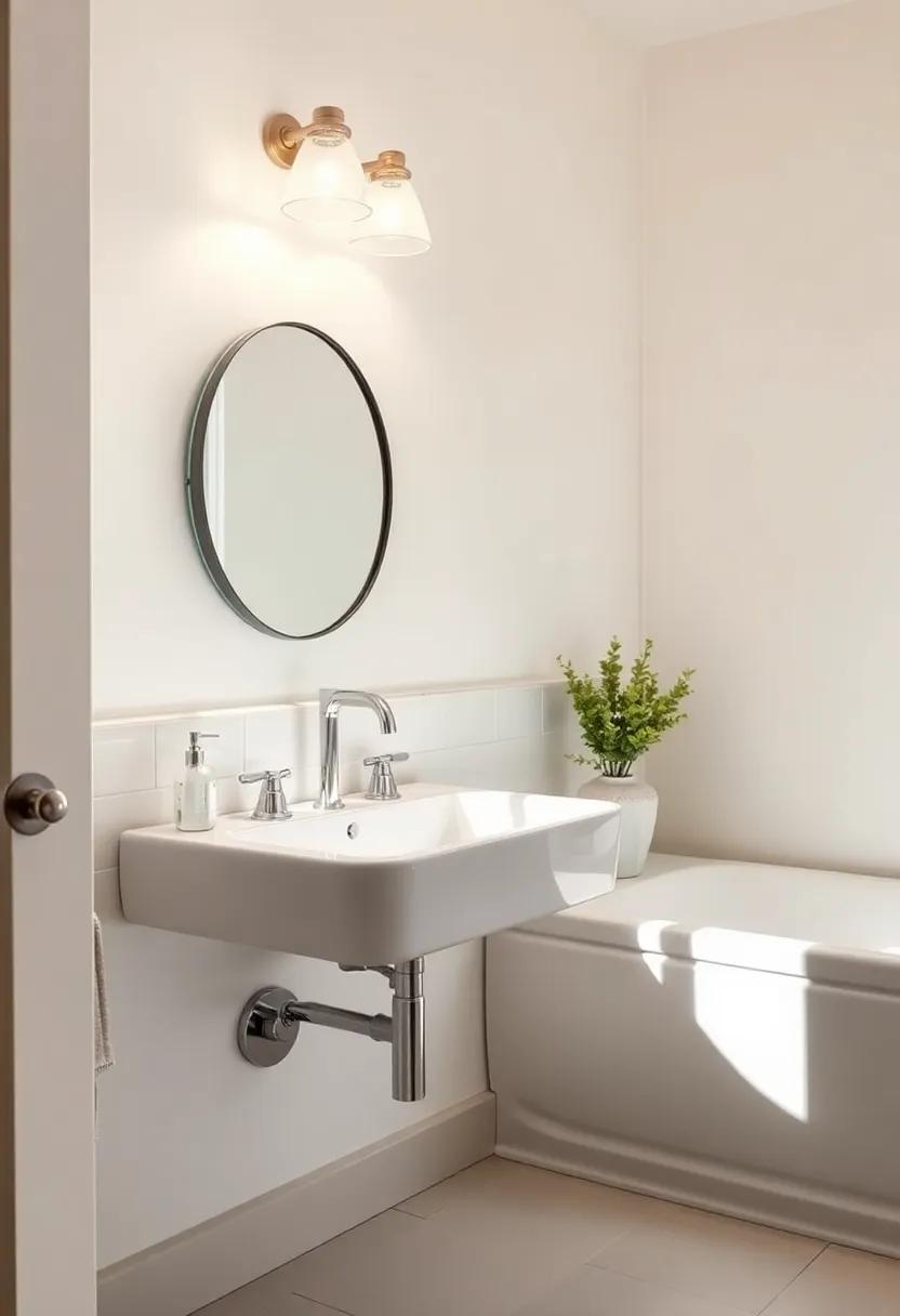 light and Bright:⁤ Illuminating Farmhouse Bathroom Spaces