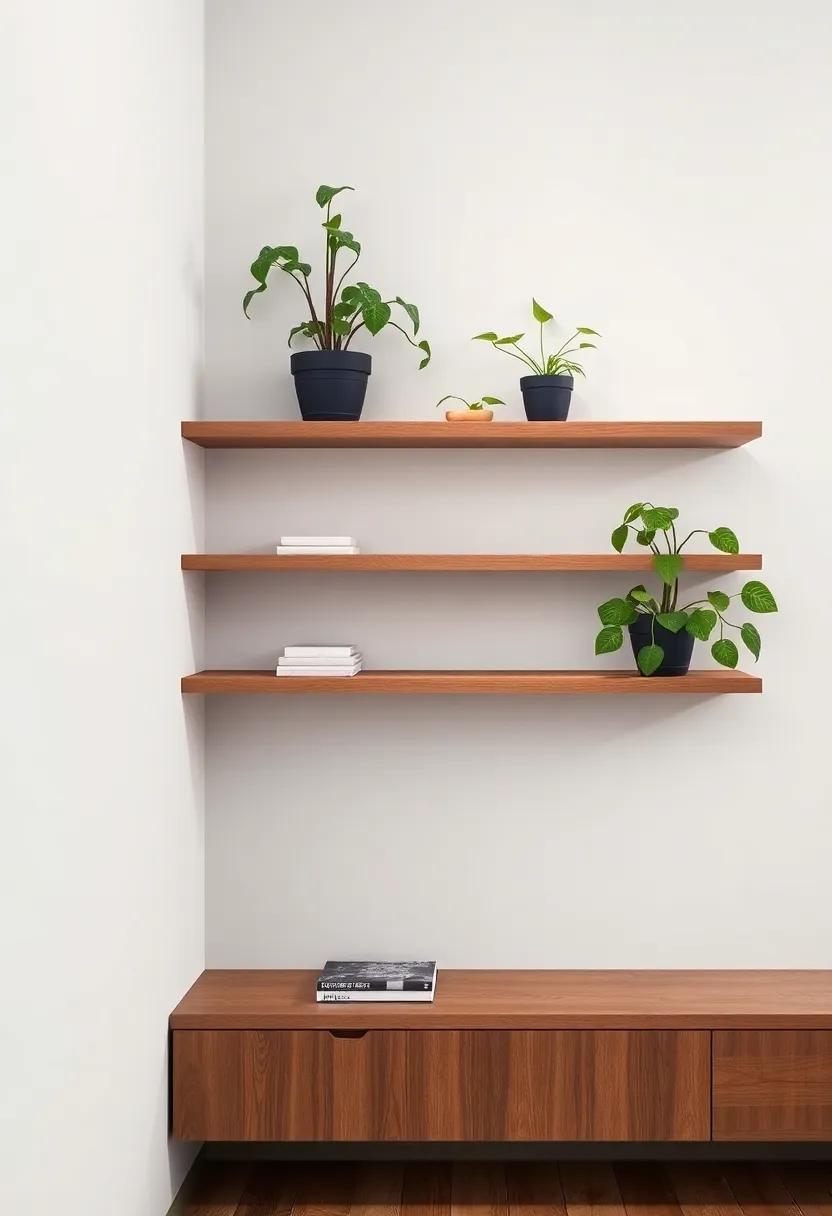 incorporating ⁤Nature: Bringing Greenery to‌ Floating Corner Shelves