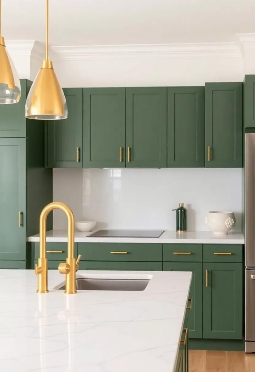 A Touch of Glamour: Gold Fixtures that Transform Your Kitchen ‍Space