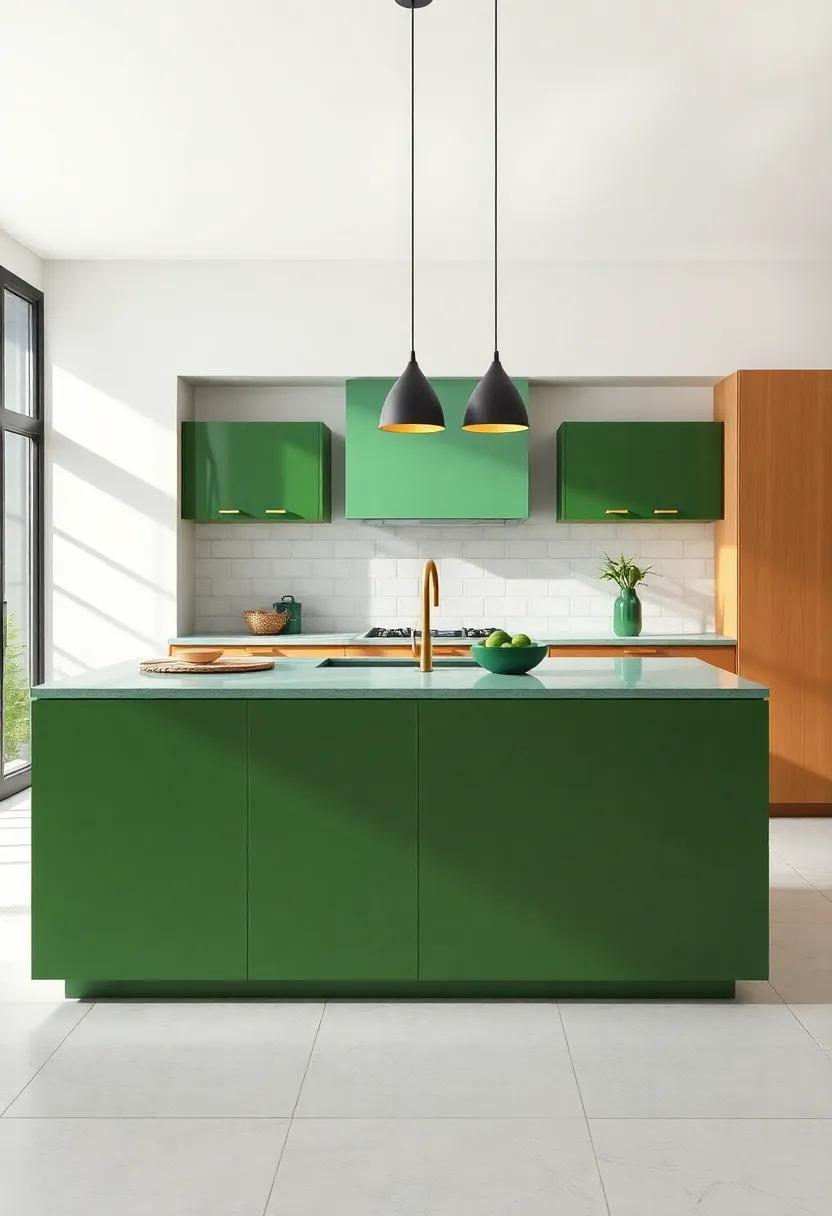 Captivating Contrasts: The⁣ Beauty of Green Against⁣ Neutral Tones