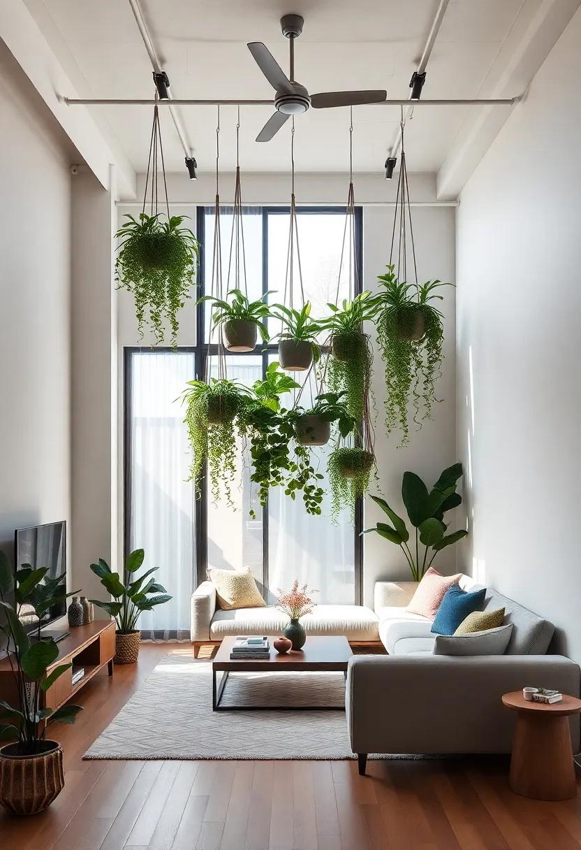 High Ceilings​ and Hanging Gardens ⁤Creating Vertical Oasis Vibes