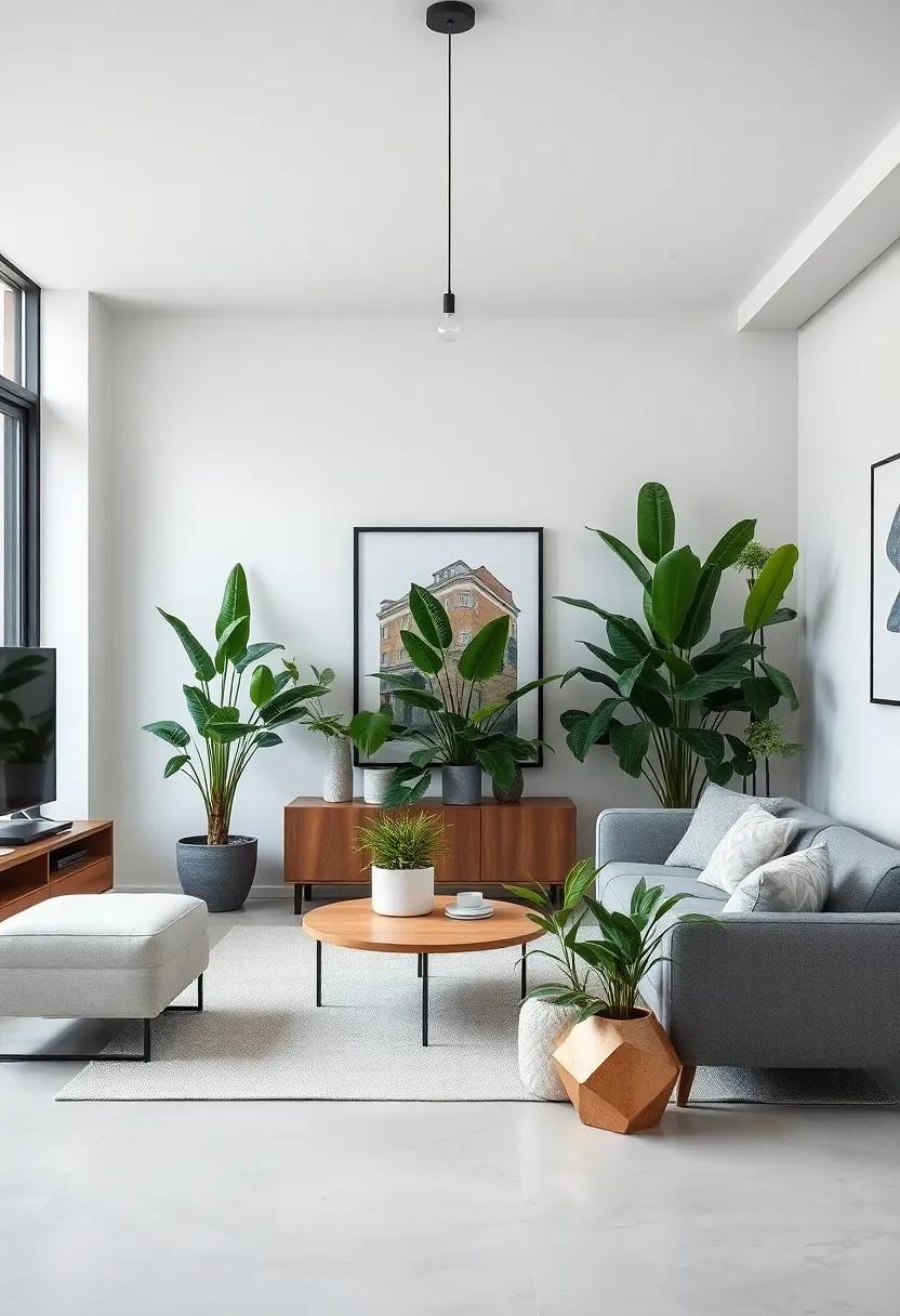 Statement Plants as⁤ focal ⁣Points in Contemporary Living Rooms