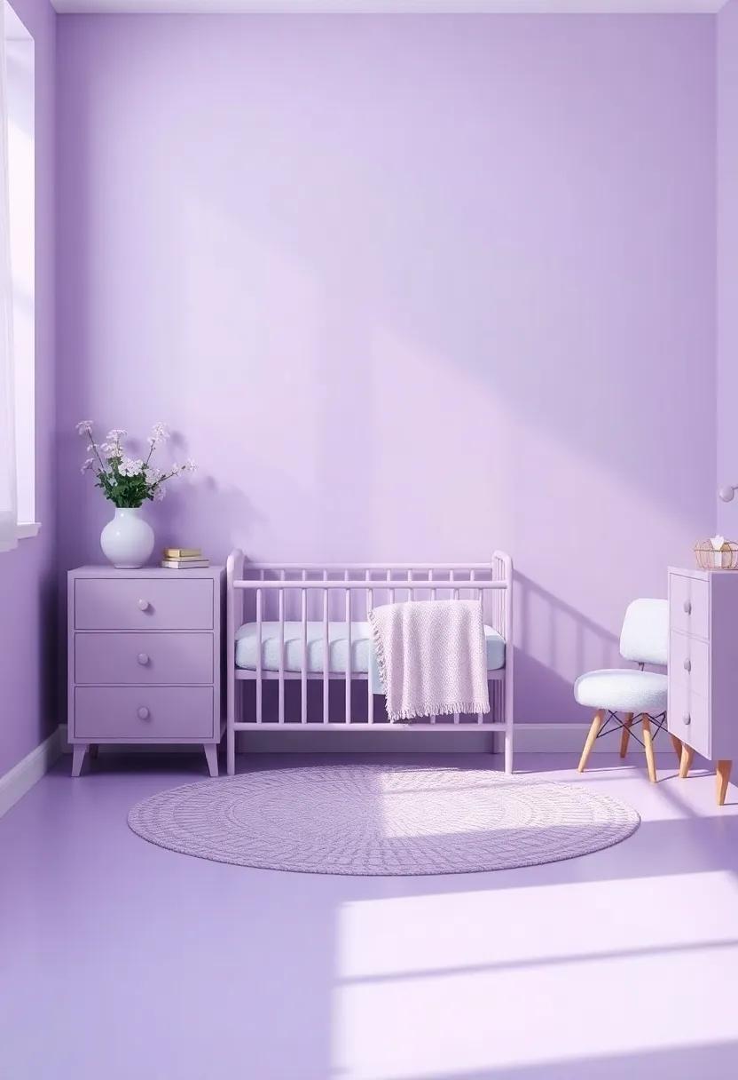 Utilizing Lilac in ⁤the Nursery's Flooring for a Unified ‍Look