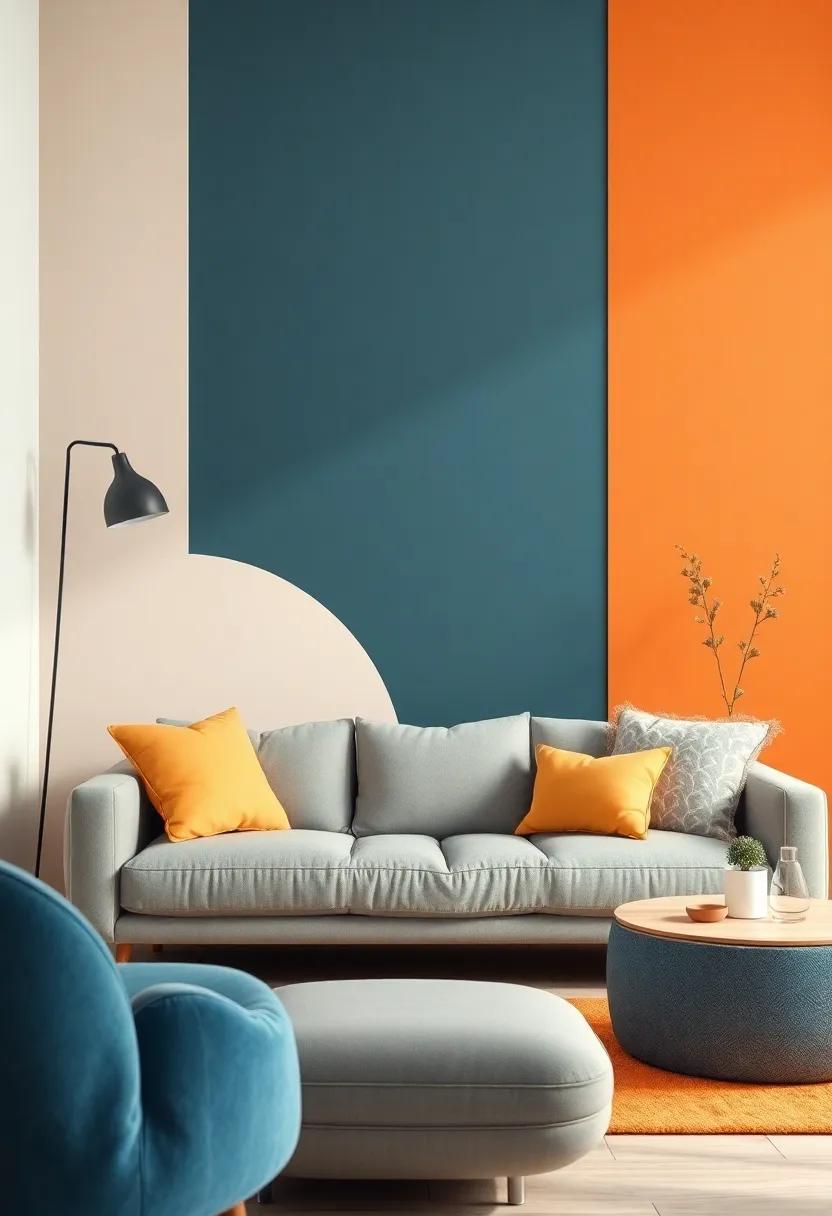 Transform Your Living Room with Bold Color Choices for Accent Walls