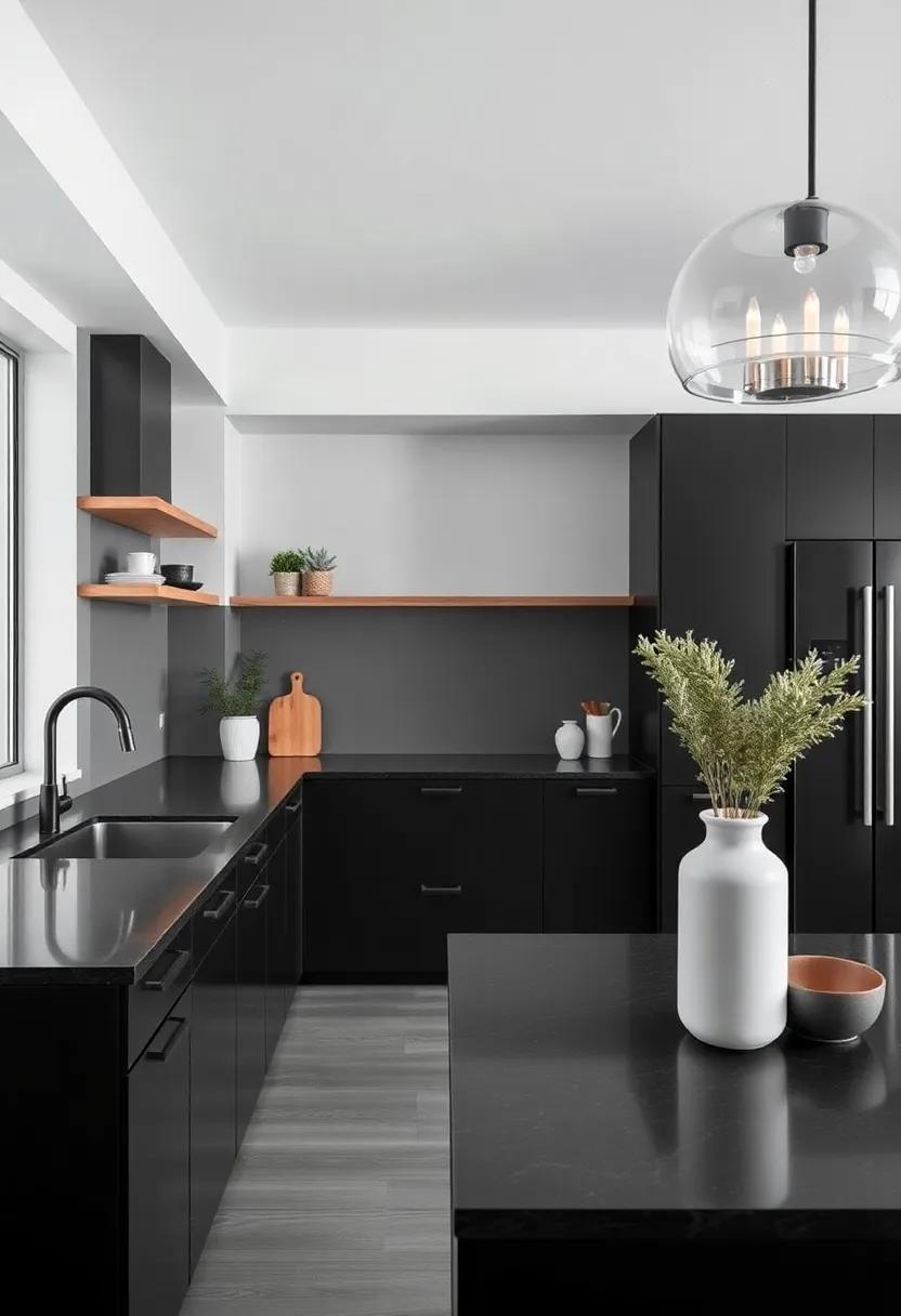 Personalized details: Customizing Your Black Kitchen⁣ with Unique Decor