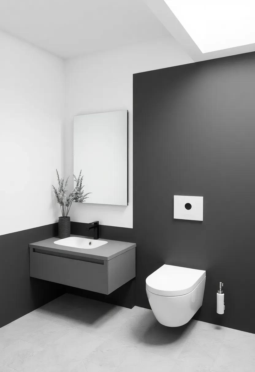 The Intersection of ⁤Function ⁢and Style in Monochrome‍ Bathroom ⁤Accessories