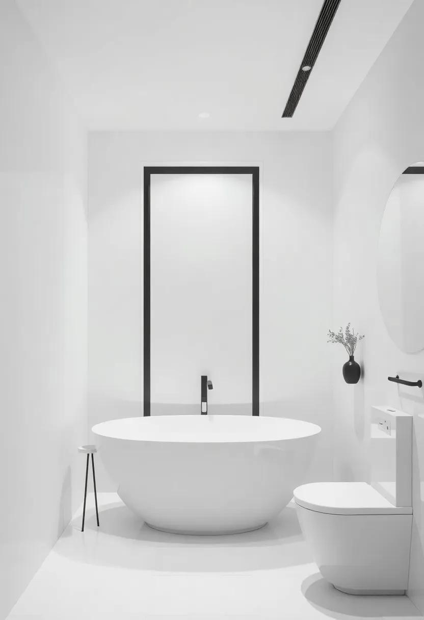 Transitioning from ⁤Bold ⁢to Subtle: Evolving Monochrome in⁣ Bathroom Trends