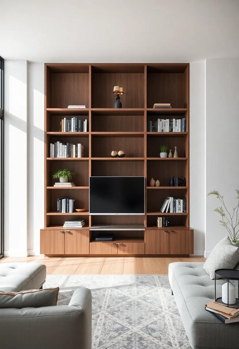 Integrating Technology: Stylish Solutions for Modern Open Shelves