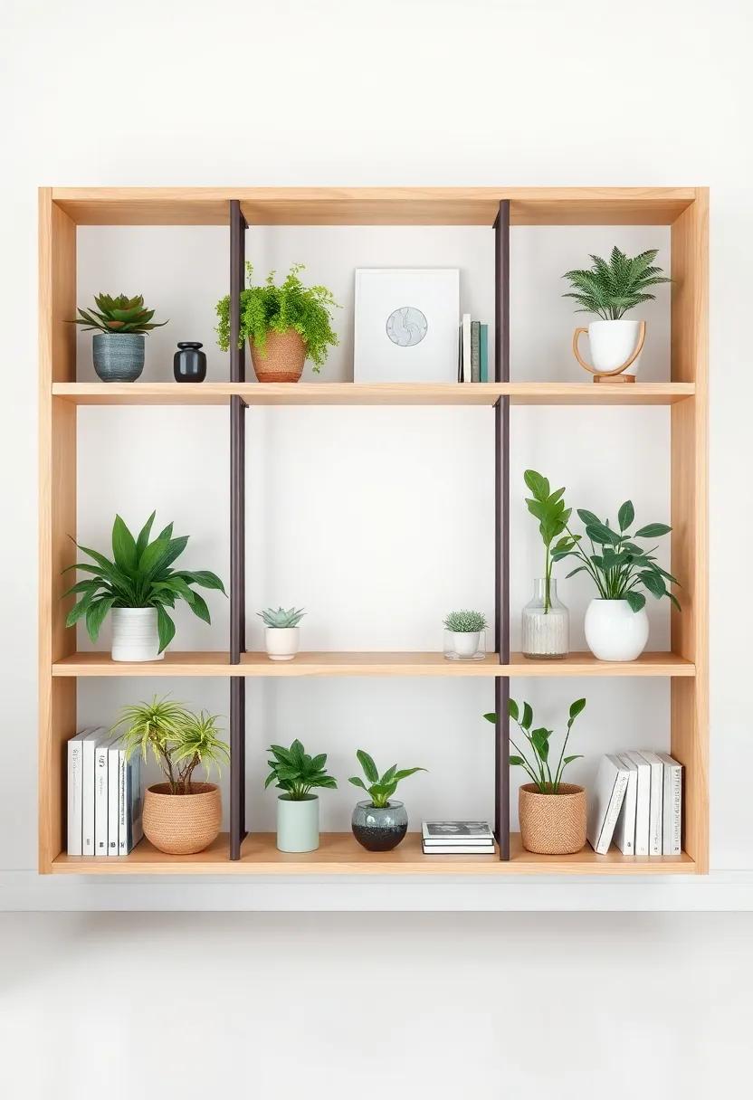 Inviting Nature In: Incorporating ‌Indoor Plants on Open Shelving