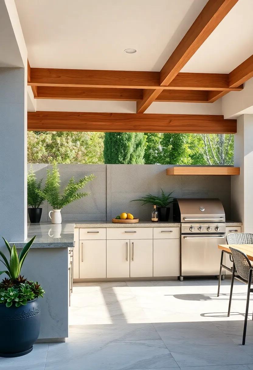 Elevate Your Outdoor Cooking Space with Elegant Design Elements