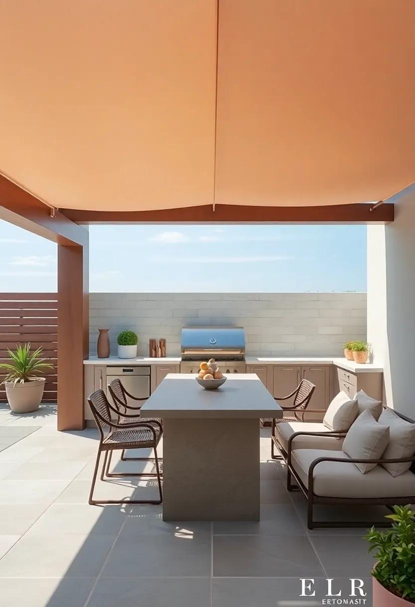 Incorporate Shade Solutions for Comfortable Cooking year-Round