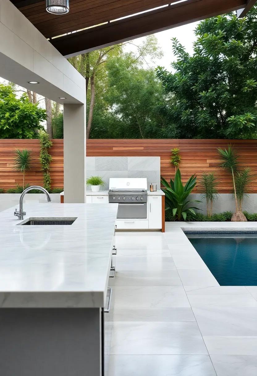 Integrating ⁢Water⁢ Features for a Tranquil Atmosphere by the Pool