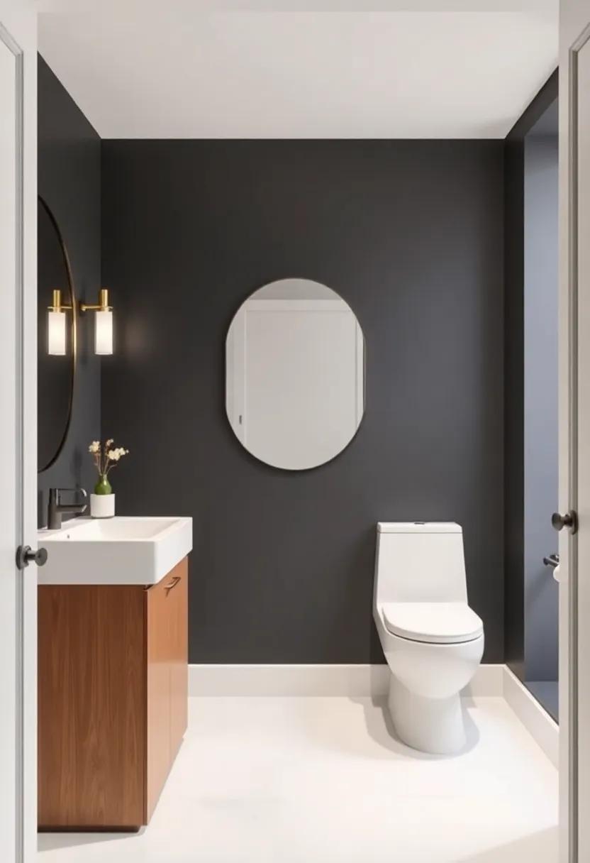 elevate ⁣Your Powder Room Aesthetic with ⁢a Bold⁣ Accent ⁣Wall Design