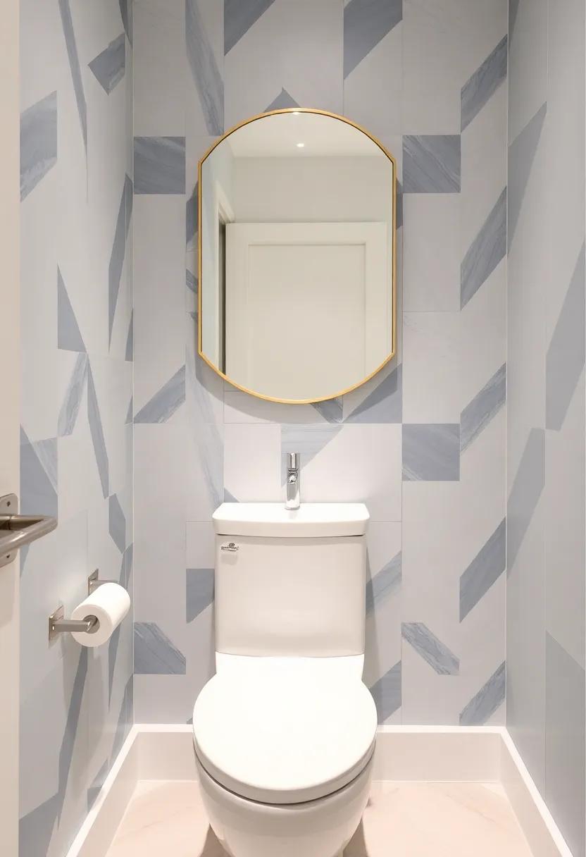 Exploring ‌Geometric Patterns for a Modern Powder Room ⁣Upgrade