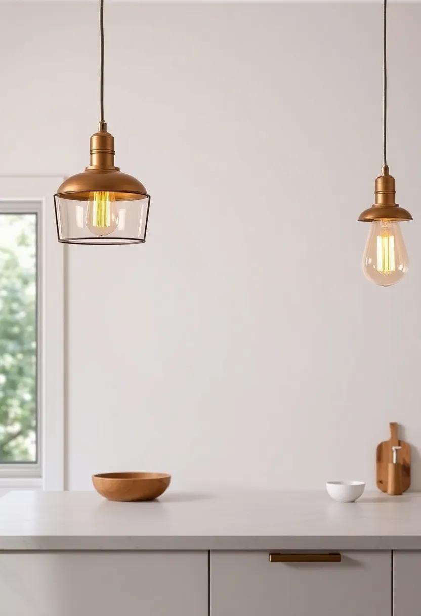 Brass Accents: A Touch ⁤of Glamour ⁢in rustic ‌Light Features