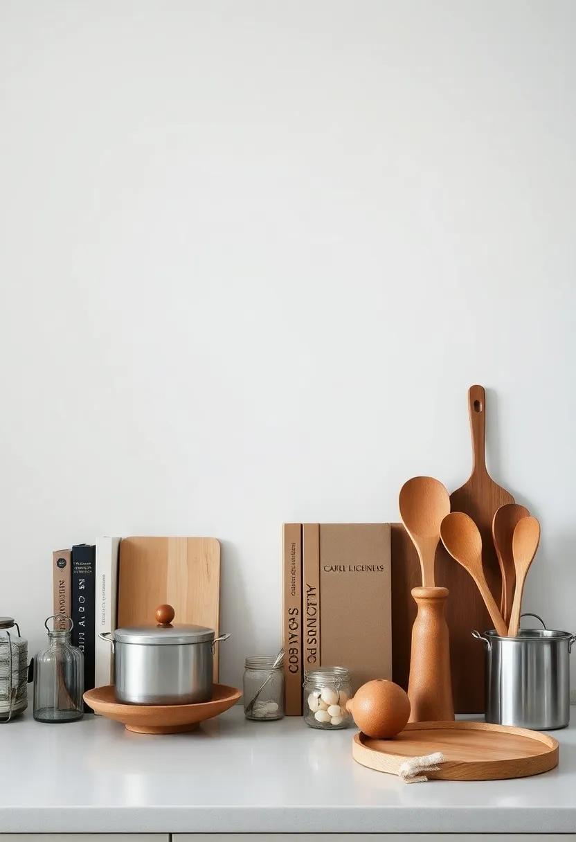 Artful Arrangement: Displaying cookbooks and‍ Utensils Elegantly