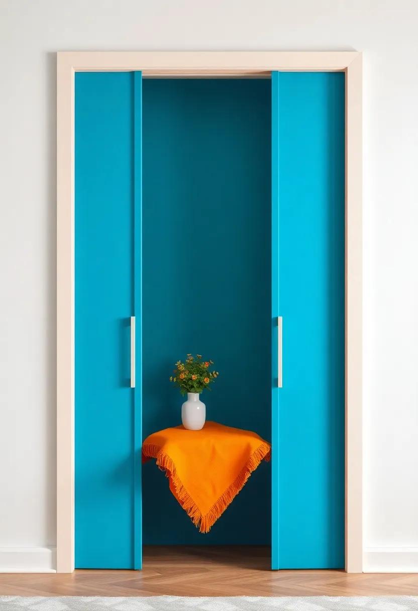 A Pop of Color: Vibrant Sliding Door Ideas for energetic Interiors