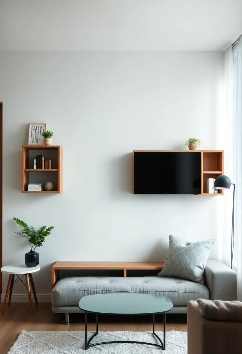 Modern ​Minimalist Shelving Designs Perfect for Compact living Areas